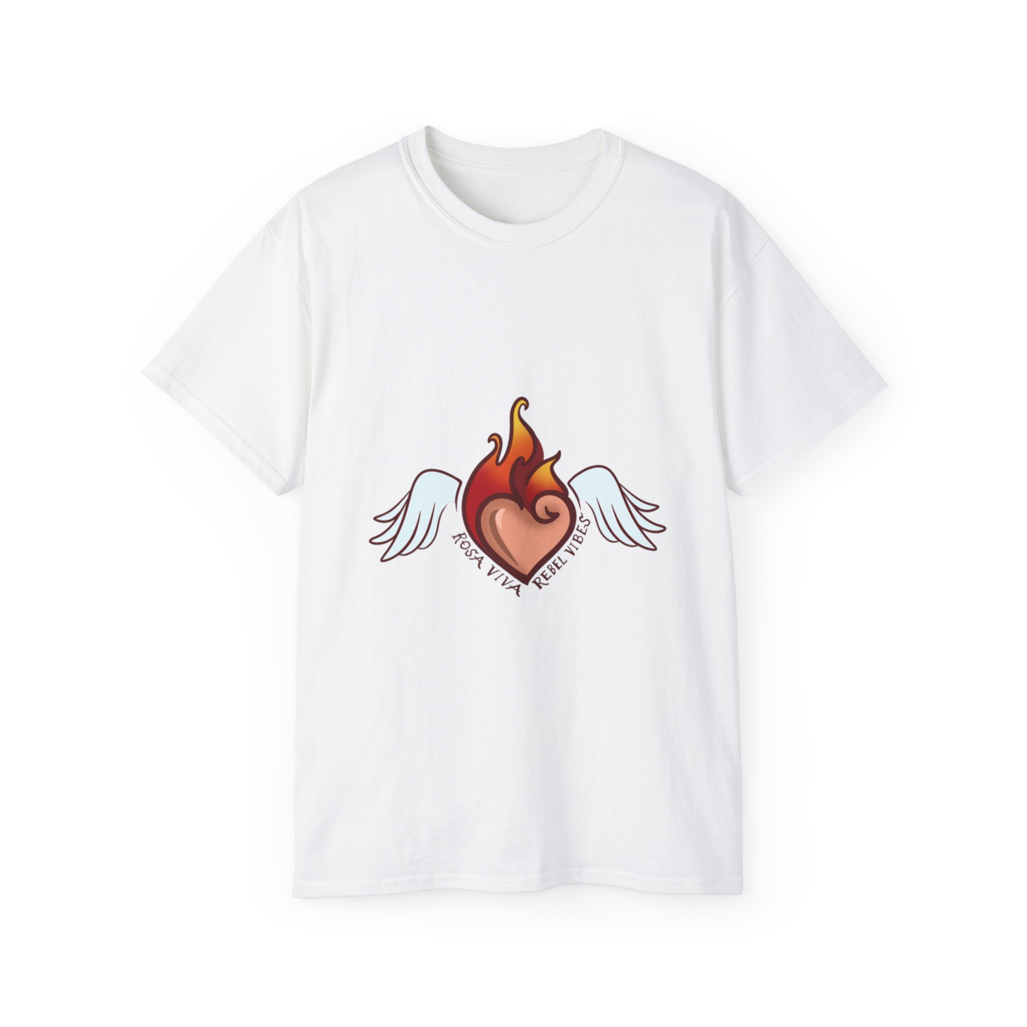 Heart Wings T-Shirt, Cute Casual Tee, Gift for Friends, Love and Friendship Shirt, Valentine's Day Apparel, Unisex Love Tee